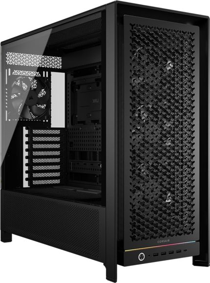 Corsair 5000D RS Mid-Tower Case | 4x RS 140mm PWM Fans | 2x 2.5″ Bays | 1x 3.5″ Bay – New