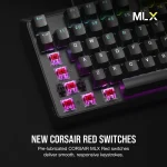 Corsair K70 CORE RGB | Mechanical Gaming Keyboard | Red Linear Switches | Full-Size Layout - New - Image 4
