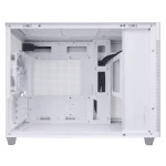 ASUS PRIME AP201 | Mini Tower | Micro-ATX / Mini-ITX | Tempered Glass | White - New - Image 4