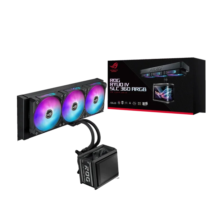 ASUS ROG Ryuo IV SLC 360 ARGB | All-in-One Liquid Cooler | 360mm Radiator | Intel & AMD Compatible - New - Image 11