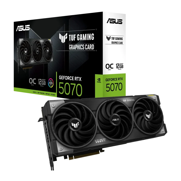 ASUS TUF RTX 5070 OC | GeForce RTX 5070 | 12GB GDDR7 | PCIe 5.0 | Triple Fan - New - Image 5