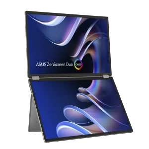 ASUS ZenScreen Duo OLED MQ149CD | 14-inch WUXGA OLED | DCI-P3 | Dual Screen | Portable – New