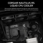 Corsair NAUTILUS 240 | 240mm Radiator | Liquid CPU Cooler | Intel LGA 1851/1700 & AMD AM5/AM4 - New - Image 5