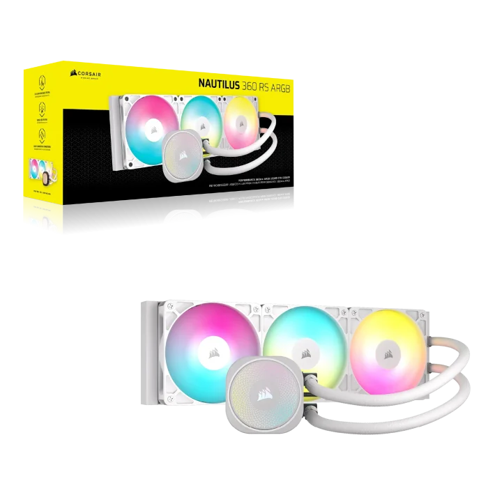 Corsair NAUTILUS 360 ARGB | 360mm Radiator | Liquid CPU Cooler | Intel LGA 1851/1700 & AMD AM5/AM4 - New - Image 8