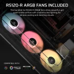 Corsair AIR 5400 RS-R ARGB | Mid-Tower ATX Case | Triple Chamber | 3x ARGB Fans Included - New - Image 6