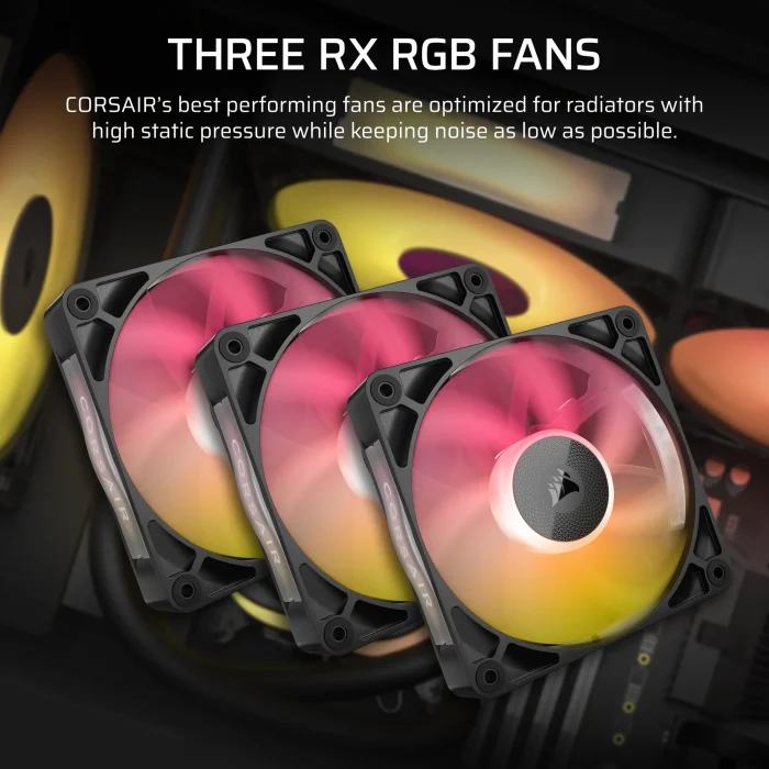 Corsair iCUE LINK TITAN 360 RX RGB | 360mm AIO Liquid Cooler | RX120 RGB Fans | Intel LGA 1851/1700 | AMD AM5/AM4 - New - Image 6
