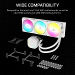 Corsair NAUTILUS 240 ARGB | 240mm Radiator | Liquid CPU Cooler | Intel LGA 1851/1700 & AMD AM5/AM4 - New - Image 8