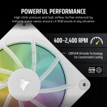 Corsair iCUE LINK LX120 RGB | 120mm PWM Fan | Dual Light Loops | iCUE LINK Compatible - New - Image 4