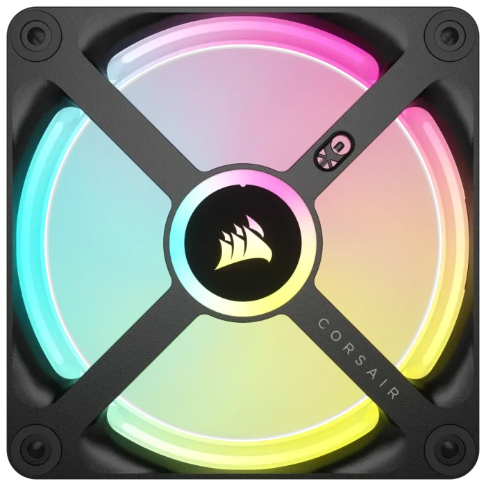Corsair iCUE LINK QX120 RGB | 120mm PWM Fan | RGB Lighting | iCUE LINK Ecosystem - New - Image 3