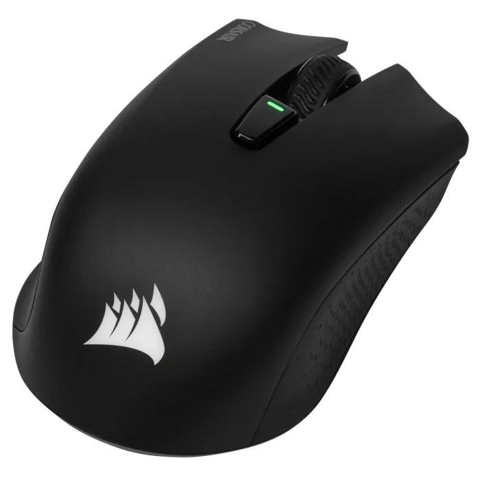 Corsair HARPOON RGB WIRELESS Gaming Mouse; 10;000 DPI; 2.4GHz SLIPSTREAM; Rechargeable Lithium-Polymer; Black - Image 2