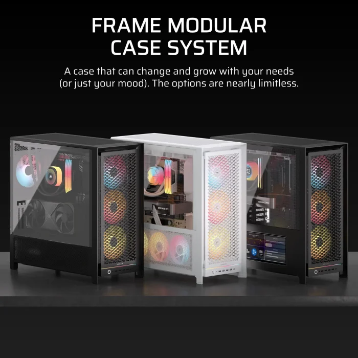 Corsair 5000D RS Mid-Tower Case | 4x RS 140mm PWM Fans | 2x 2.5" Bays | 1x 3.5" Bay - New - Image 6