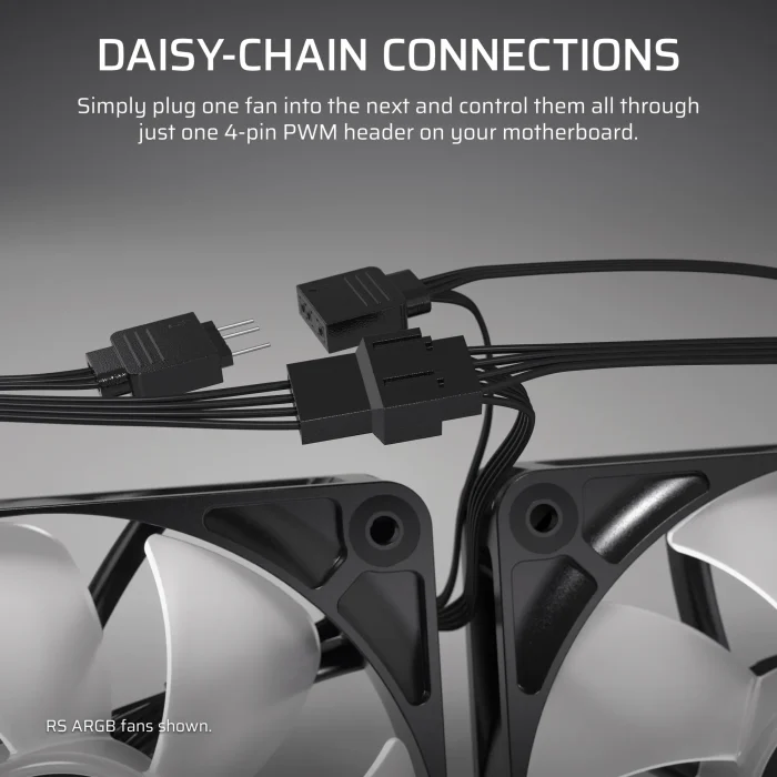 Corsair RS140 | 140mm PWM Fan | Fluid Dynamic Bearing | 18 dBA - New - Image 4