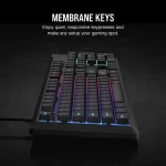Corsair K55 Core | Zoned RGB Backlit | Rubberdome Keys | Full-Size Gaming Keyboard - New - Image 6