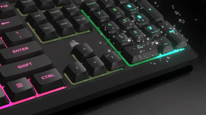 Corsair K55 Core | Zoned RGB Backlit | Rubberdome Keys | Full-Size Gaming Keyboard - New - Image 7