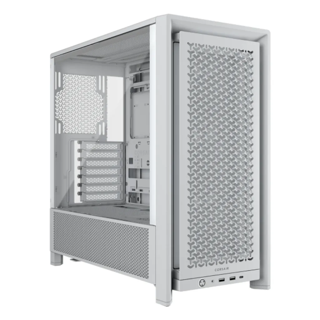 840440496588_4gpf Corsair 4000D RS | Mid-Tower ATX Case | 360mm Radiator Support | 3x RS Fans Included – New