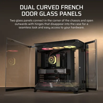 Corsair AIR 5400 RS-R ARGB | Mid-Tower ATX Case | Triple Chamber | 3x ARGB Fans Included – New
