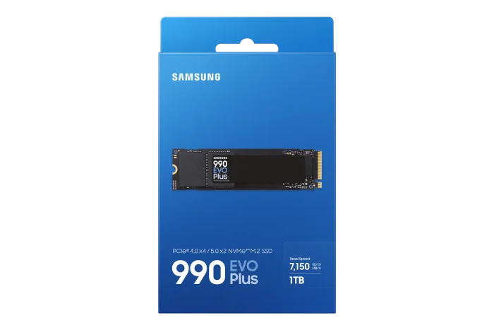 Samsung 990 EVO Plus | 1TB NVMe SSD | M.2 Form Factor | 7150 MB/s Read | 6300 MB/s Write – New
