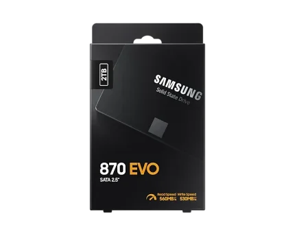 Samsung 870 EVO | 2TB | 2.5-inch SATA | 560MB/s Read | 530MB/s Write – New