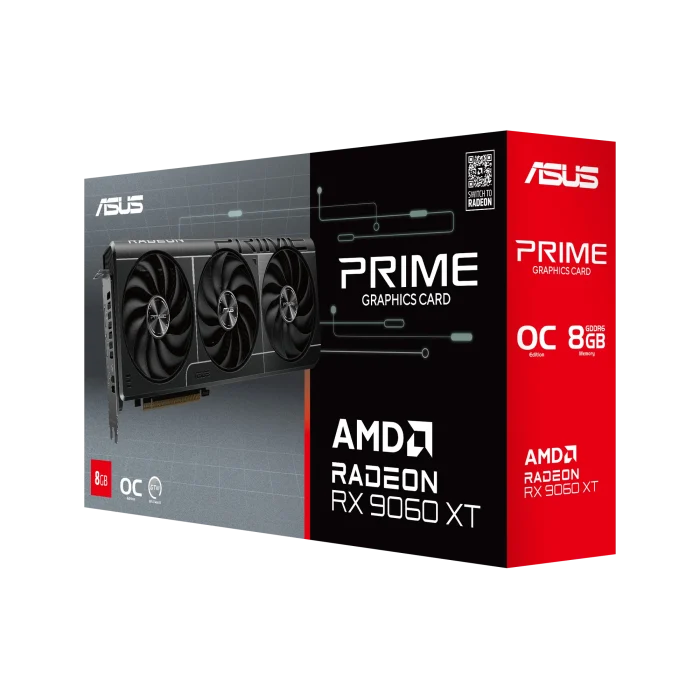 ASUS Prime RX 9060 XT | AMD Radeon RX 9060 XT | 8GB GDDR6 | PCIe 5.0 | 3330 MHz Boost - New - Image 6