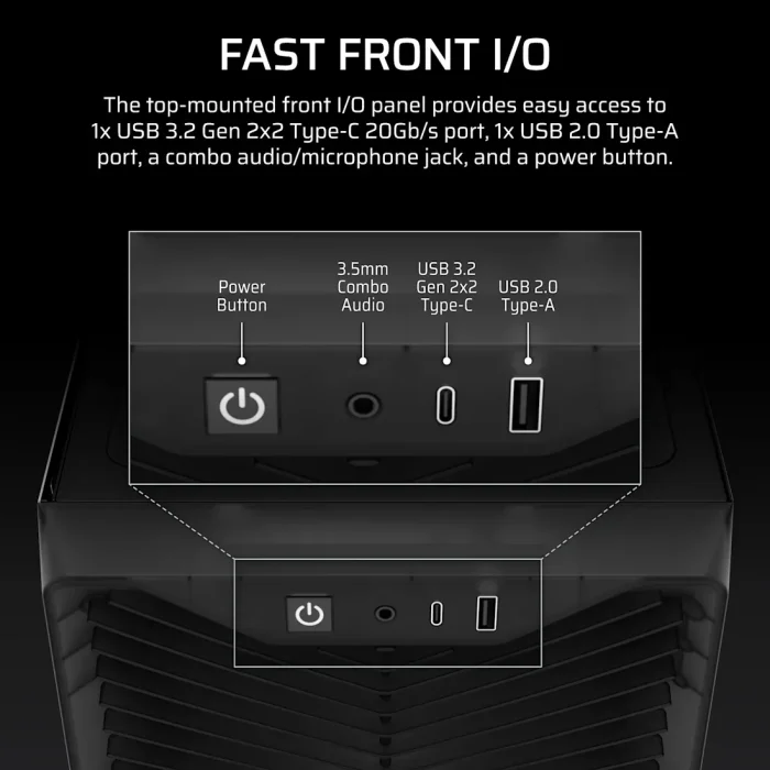 Corsair 3200D RS | Mid-Tower PC Case | 3x RS120 Fans Included | ATX Support - New - Image 9