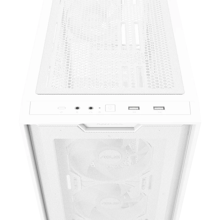 ASUS A21 Plus TG ARGB | Micro-ATX / Mini-ITX | Tempered Glass | 4x ARGB Fans | White - New - Image 6