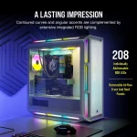 Corsair iCUE 5000T RGB | Midi Tower | ATX/EATX/mATX | 4x 120mm RGB Fans Included – New