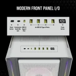 Corsair iCUE 5000T RGB | Midi Tower | ATX/EATX/mATX | 4x 120mm RGB Fans Included - New - Image 11