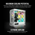 Corsair iCUE 5000T RGB | Midi Tower | ATX/EATX/mATX | 4x 120mm RGB Fans Included - New - Image 12
