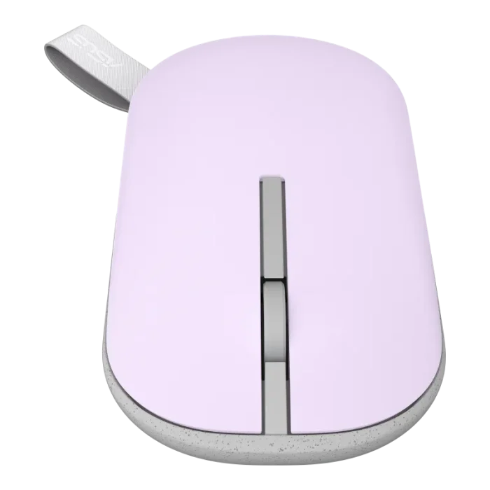 ASUS Marshmallow Mouse MD100 | Dual-Mode Wireless | 800–1600 DPI | Bluetooth & 2.4GHz RF | Lilac Mist - New - Image 2
