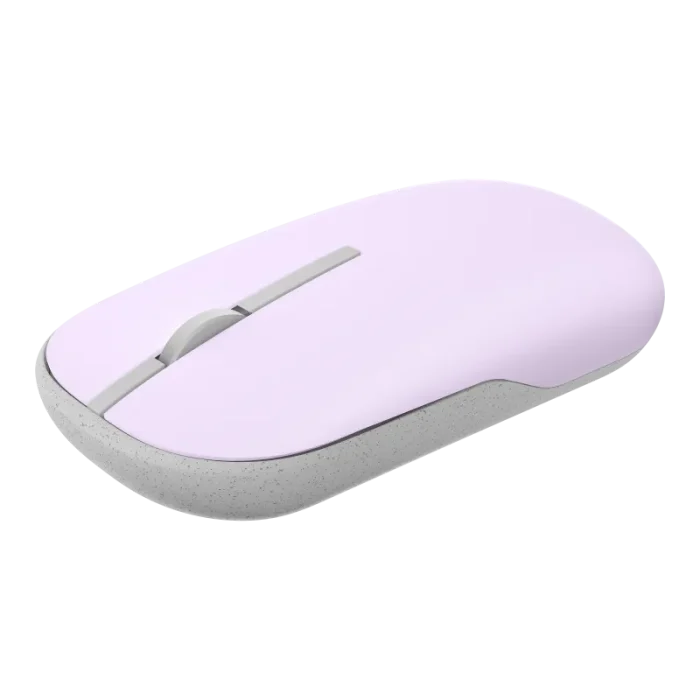 ASUS Marshmallow Mouse MD100 | Dual-Mode Wireless | 800–1600 DPI | Bluetooth & 2.4GHz RF | Lilac Mist - New - Image 3