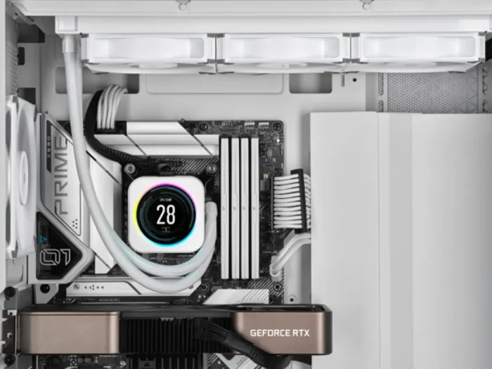 Corsair AF ELITE Series; AF140 ELITE WHITE; 140mm Fluid Dynamic Fan with AirGuide; Single Pack. - Image 2