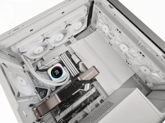 Corsair AF ELITE Series; AF140 ELITE WHITE; 140mm Fluid Dynamic Fan with AirGuide; Single Pack. - Image 8