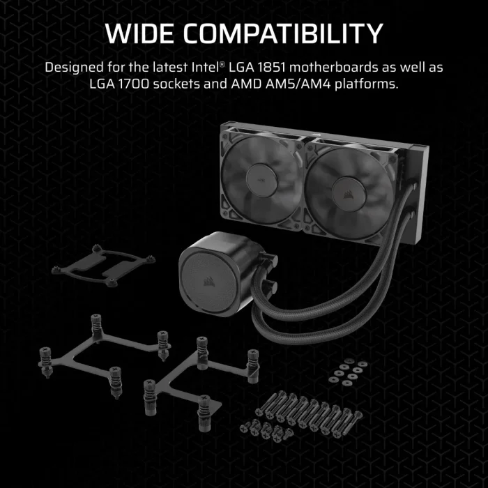 Corsair NAUTILUS 240 | 240mm Radiator | Liquid CPU Cooler | Intel LGA 1851/1700 & AMD AM5/AM4 - New - Image 7
