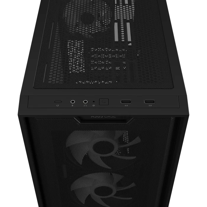 ASUS A21 Plus TG ARGB | Micro-ATX / Mini-ITX | Tempered Glass | ARGB Fans | 360mm Radiator Support - New - Image 9