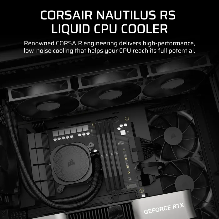 Corsair NAUTILUS 360 | 360mm Radiator | Liquid CPU Cooler | Intel LGA 1851/1700 & AMD AM5/AM4 - New - Image 11