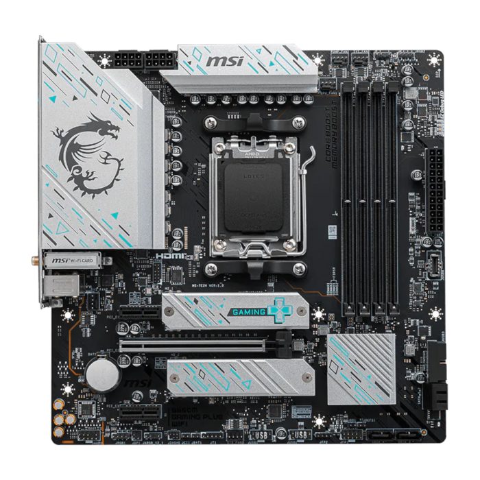 MSI B650M Gaming Plus WiFi AM5 M-ATX Gaming Motherboard - Image 2