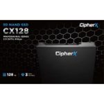 CipherX PRO Series SSD | 128GB | 2.5″ SATA-III 6Gb/s | 3D NAND TLC | AES Encryption – New