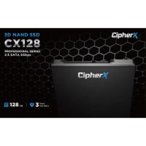 CipherX PRO Series SSD | 128GB | 2.5″ SATA-III 6Gb/s | 3D NAND TLC | AES Encryption – New