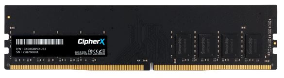 CX32GBPC5U56 CipherX CX32GBPC5U56 | 32GB DDR5 | 5600MHz | UDIMM Desktop RAM – New