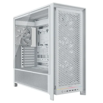 Corsair 5000D RS Mid-Tower Case | 4x RS 140mm PWM Fans | 2x 2.5″ Bays | 1x 3.5″ Bay – New