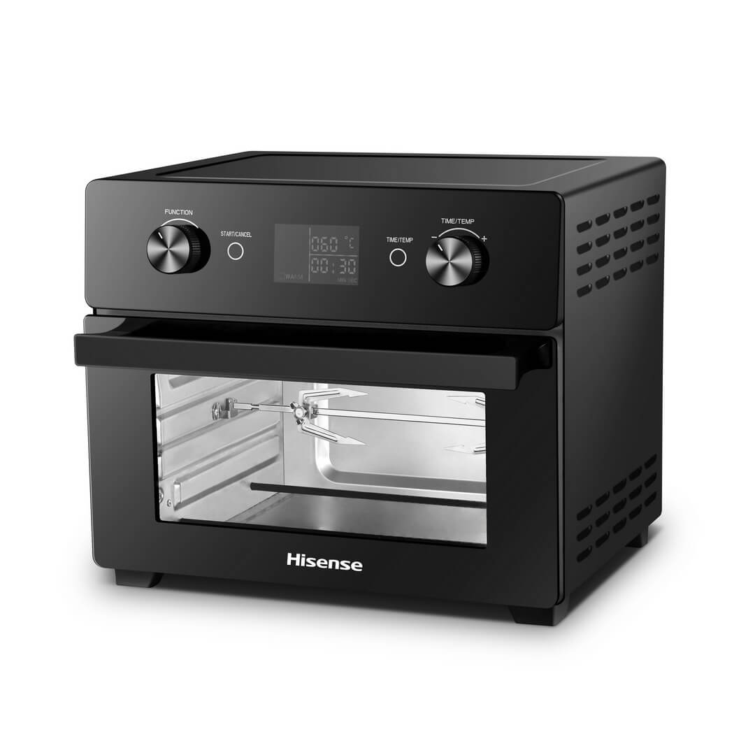H20AOBK1S5-01 Hisense H20AOBK1S5 Air Fry Toaster Oven | 20L Capacity | 1800W Power | Air Fry Function | Multi-Mode Cooking – New