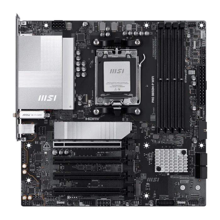 MSI PRO B850M-P WIFI AM5 mATX Motherboard - Image 2