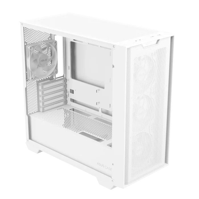 ASUS A21 Plus ARGB | Micro-ATX / Mini-ITX | White | 4x ARGB Fans | Top 360mm Radiator Support - New - Image 8