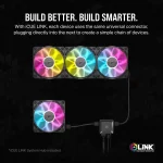 Corsair iCUE LINK RX120 RGB | 120mm Fan | White Triple Pack | PWM Control | RGB Lighting - New - Image 9