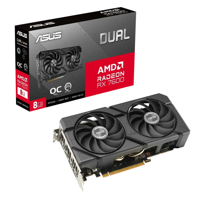 ASUS Dual RX7600 OC EVO | AMD Radeon RX 7600 | 8GB GDDR6 | 128-bit | PCIe 4.0 - New - Image 8