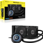 Corsair Nautilus 240 RS LCD | 240mm AIO Liquid Cooler | 2.1″ IPS LCD Screen | Dual RS120 Fans – New