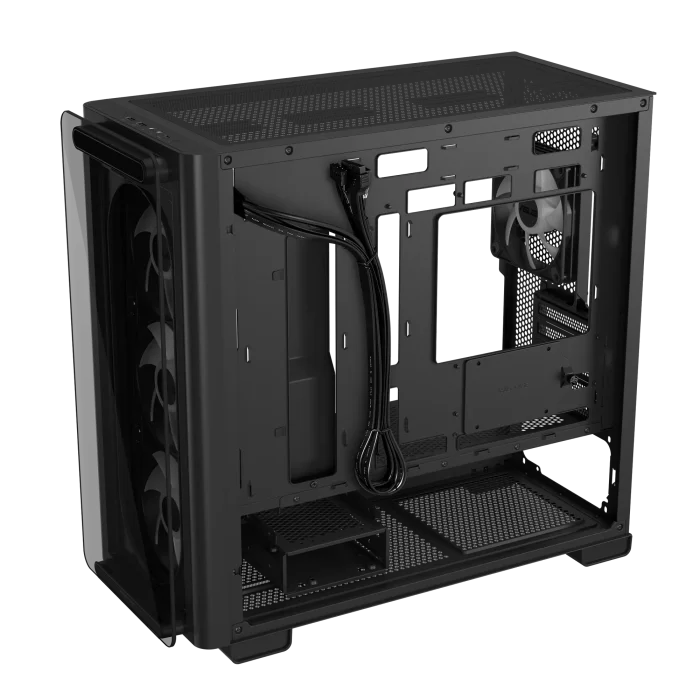 ASUS A23 Plus TG ARGB | Mid-Tower mATX/Mini-ITX | Tempered Glass | ARGB Lighting | 4x 120mm Fans - New - Image 7