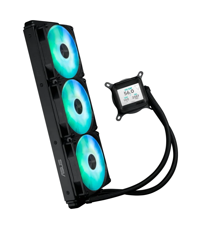 ASUS Prime LC 360 ARGB LCD | 360mm Radiator | ARGB LCD Display | Intel & AMD Compatible | AIO Liquid Cooler - New - Image 5