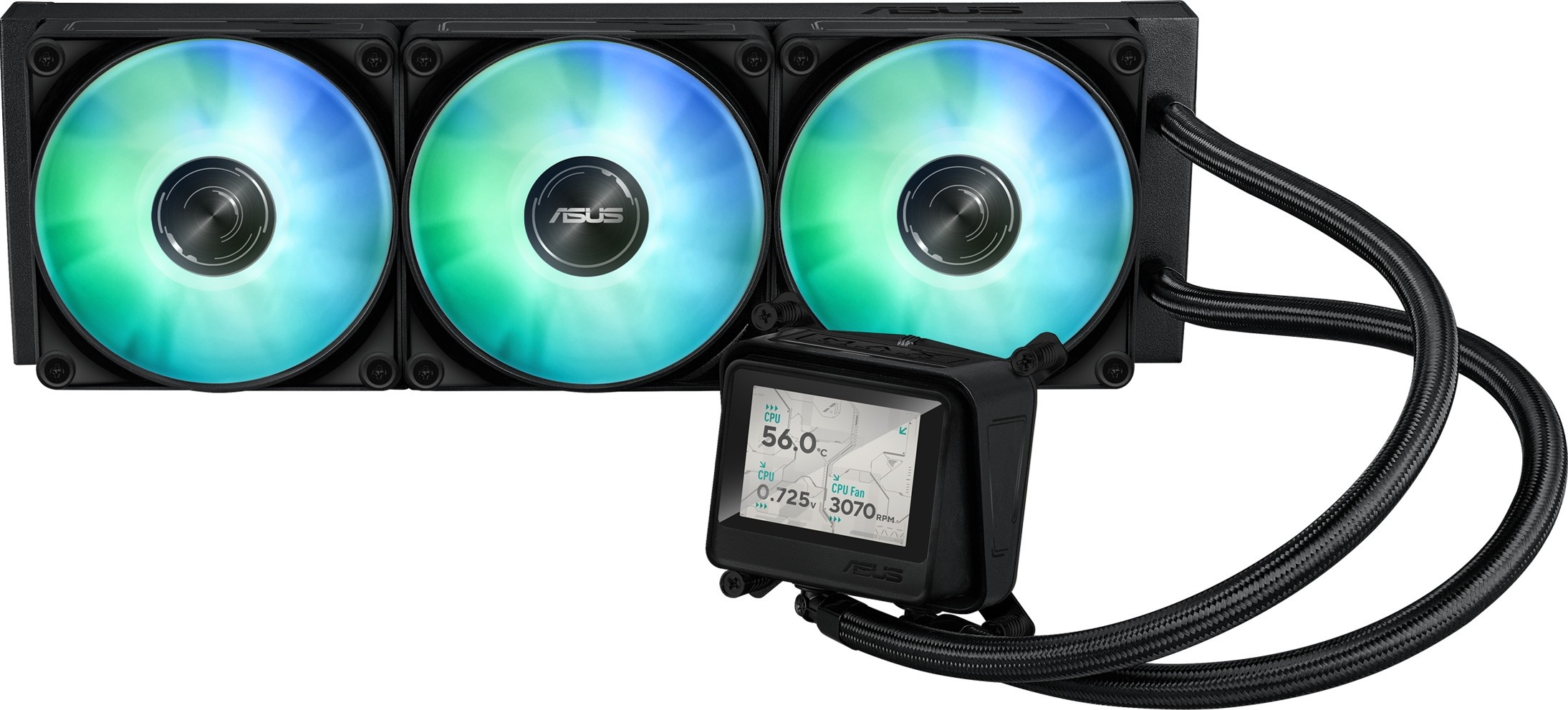 asus-max-gaming-lc-360-argb-lcd-black-11 ASUS ROG MAX GAMING LC 360 ARGB LCD | 360mm AIO Liquid Cooler | ARGB LCD Display | Intel & AMD Compatible – New