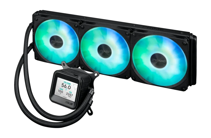 ASUS Prime LC 360 ARGB LCD | 360mm Radiator | ARGB LCD Display | Intel & AMD Compatible | AIO Liquid Cooler - New - Image 6